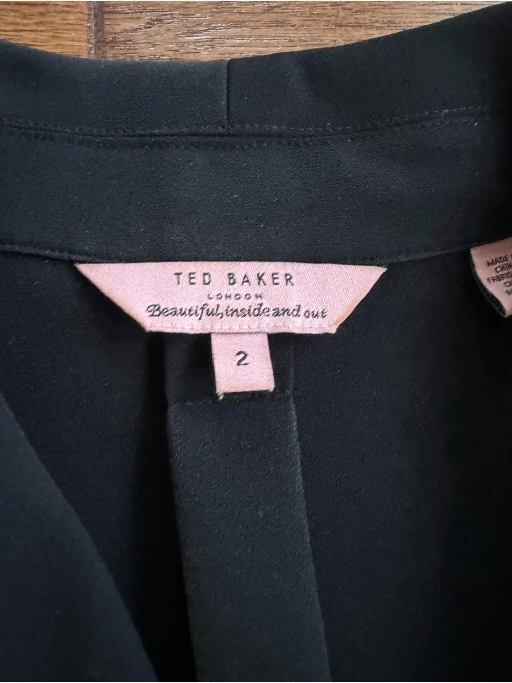Ted‎ Baker Black Wrap Romper